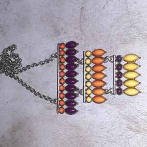 colorful chain necklace